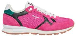 Pepe Jeans Damen Brit Retro W Sneaker, Pink (Fuchsia), 5 von Pepe Jeans