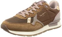 Pepe Jeans Damen Britt Studio W Sneaker, 878BROWN, 36 EU von Pepe Jeans