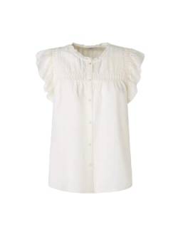 Pepe Jeans Damen Dakota Hemd, Weiß (Mousse White), S von Pepe Jeans