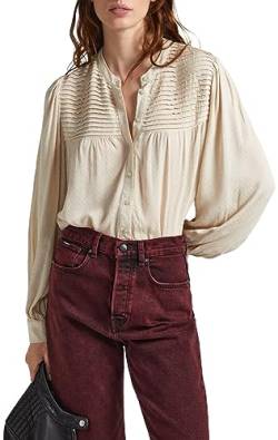 Pepe Jeans Damen Karol Blouse, Brown (Sand), S von Pepe Jeans