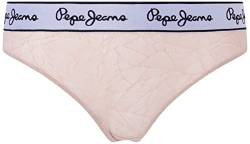 Pepe Jeans Damen Mesh Thong Bikini Style Underwear, Pink (Nude), S von Pepe Jeans