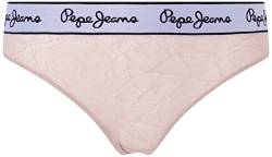Pepe Jeans Damen Mesh Thong Bikini Style Underwear, Pink (Nude), XL von Pepe Jeans