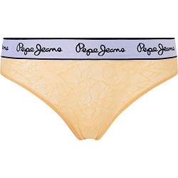 Pepe Jeans Damen Mesh Thong Bikini Style Underwear, Yellow (Yellow), XL von Pepe Jeans