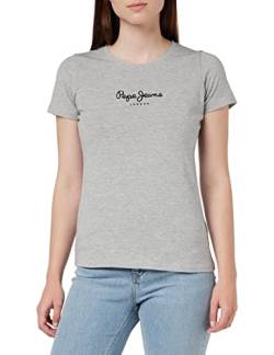 Pepe Jeans Damen NEW VIRGINIA SS N T-Shirt, 933GREY MARL, S von Pepe Jeans