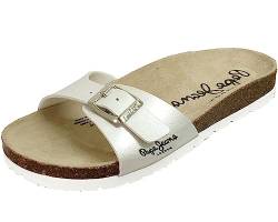 Pepe Jeans Damen Oban Nacar W Sandal, White (White), 36 EU von Pepe Jeans