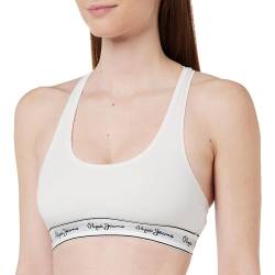 Pepe Jeans Damen Pepe Rb Brlt Bra, White (White), L von Pepe Jeans