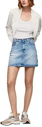 Pepe Jeans Damen Rachel Skirt, Blue (Denim-PE9), S von Pepe Jeans