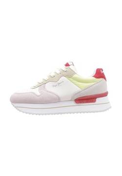 Pepe Jeans Damen Rusper Sweet Platform Sneaker, White (Factory White), 38 EU von Pepe Jeans