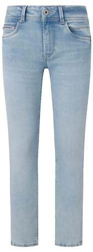Pepe Jeans Damen Slim Jeans Lw, Blau (Denim-XW4), 26W / 30L von Pepe Jeans