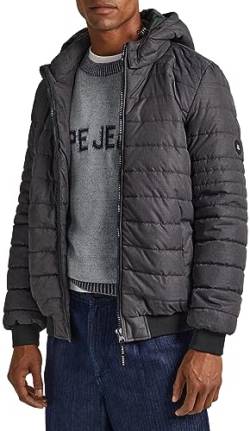 Pepe Jeans Herren Billy Puffer Jacket, Grey (Grey Marl), L von Pepe Jeans