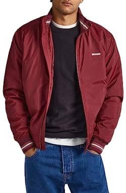 Pepe Jeans Herren Bon Jacket, Red (Burgundy), S von Pepe Jeans