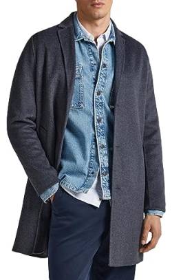 Pepe Jeans Herren Brighton Wool Coat, Grey (Grey Marl), XL von Pepe Jeans