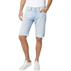 Pepe Jeans Herren Cash Short Badeshorts, Blau (Light Used Denim Me3), W31 (Herstellergröße: 31) von Pepe Jeans