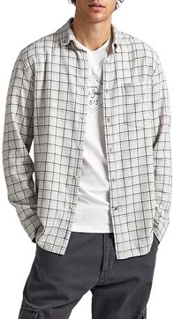 Pepe Jeans Herren Castor Shirt, Grey (Grey Marl), XXL von Pepe Jeans