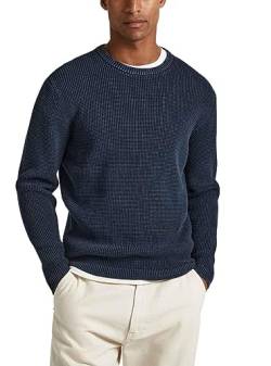 Pepe Jeans Herren Dean Crew Neck Pullover Sweater, Blue (Dulwich), S von Pepe Jeans