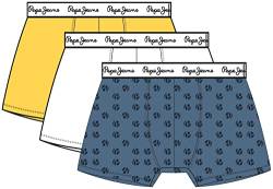 Pepe Jeans Herren Dot Print Tk 3P Trunks, Multicolour (Multi), M (3er Pack) von Pepe Jeans