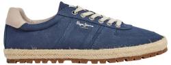 Pepe Jeans Herren Drenan Sporty Sneaker, Blau (Washed Navy Blue), 10 von Pepe Jeans