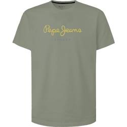 Pepe Jeans Herren Eggo N T-Shirt, Green (Palm Green), L von Pepe Jeans