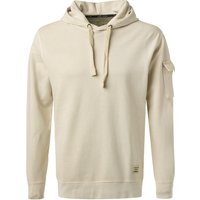 Pepe Jeans Herren Hoodie beige Baumwolle unifarben von Pepe Jeans