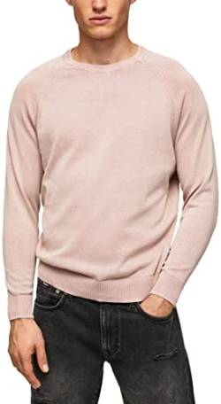 Pepe Jeans Herren James Crew Long Sleeves Knits, Pink (Bleach Pink), XS von Pepe Jeans