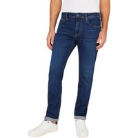 Pepe Jeans Herren Jeans STANLEY - Tapered Fit - Blau - Dark Blue Denim von Pepe Jeans