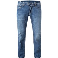 Pepe Jeans Herren Jeans blau Baumwoll-Stretch Straight Fit von Pepe Jeans