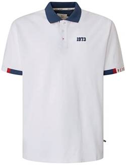 Pepe Jeans Herren Jerson Polo, White (White), L von Pepe Jeans