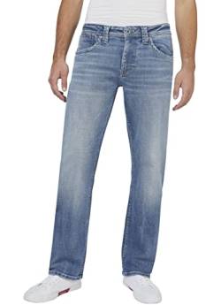 Pepe Jeans Herren Kingston Zip Jeans, Blue (Denim-MN0), 31W / 34L von Pepe Jeans