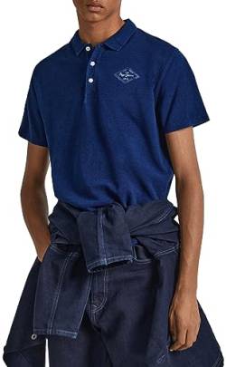 Pepe Jeans Herren Landon Polo Shirt, Blue (Dark Blue), XL von Pepe Jeans