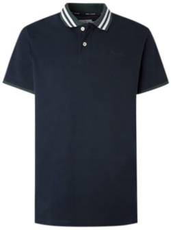 Pepe Jeans Herren Larry Polo Shirt, Blue (Dulwich), L von Pepe Jeans