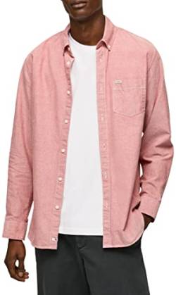 Pepe Jeans Herren Lowell Shirt, Pink (Cloudy Pink), S von Pepe Jeans