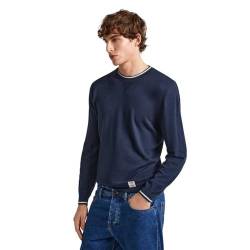 Pepe Jeans Herren Mike Knitwear, Blau (Dulwich Blue), L von Pepe Jeans