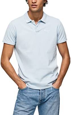 Pepe Jeans Herren Oliver Gd Polo, Blue (Bleach Blue), S von Pepe Jeans