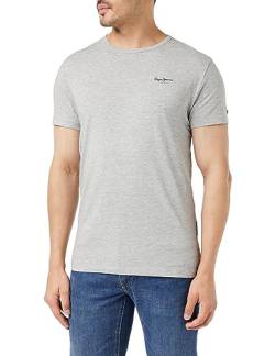 Pepe Jeans Herren Original Basic 3 N T-Shirt, Grau (Grey Marl), M von Pepe Jeans