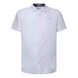 Pepe Jeans Herren Parker Short Shirt, White (White), L von Pepe Jeans