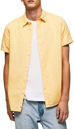 Pepe Jeans Herren Parker Short Shirt, Yellow (Shine), L von Pepe Jeans