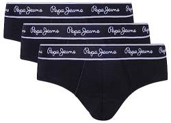 Pepe Jeans Herren Pepe Bf 3P Briefs, Black (Black), XXL von Pepe Jeans