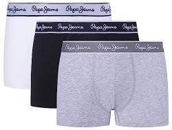 Pepe Jeans Herren Pepe TK 3P Trunks, Grey (Grey Marl), XXL (3er Pack) von Pepe Jeans