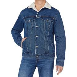 Pepe Jeans Herren Pinner DLX Trucker Jacket, Blue (Denim-HI7), L von Pepe Jeans