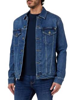 Pepe Jeans Herren Pinners Jacket, Blue (Denim-HT7), XL von Pepe Jeans