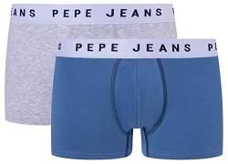 Pepe Jeans Herren Placed P Tk 2P Trunks, Purple (Purple), XL (2er Pack) von Pepe Jeans