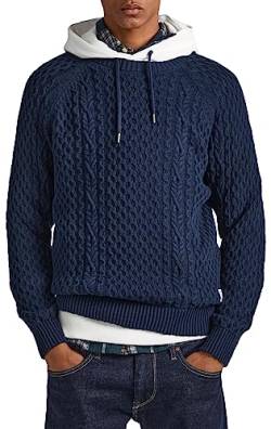 Pepe Jeans Herren SLY Pullover Sweater, Blue (Dulwich), L von Pepe Jeans