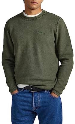 Pepe Jeans Herren Silvertown Sweater, Green (Olive), L von Pepe Jeans