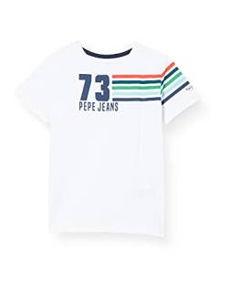 Pepe Jeans Herren T-Shirt Jacky, Optic White, 6 von Pepe Jeans