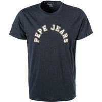 Pepe Jeans Herren T-Shirt blau Baumwolle von Pepe Jeans