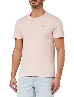Pepe Jeans Herren Winston Ss T-Shirt, Pink (Spritzer), XL von Pepe Jeans