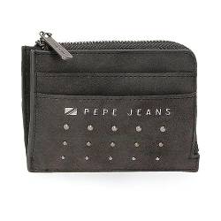 Pepe Jeans Holly Kartenetui Schwarz 11,5x8x1,5 cm Kunstleder, Schwarz, Talla única, kartenetui von Pepe Jeans