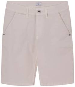 Pepe Jeans Jungen Blueburn Shorts, Beige (Ivory), 10 Years von Pepe Jeans