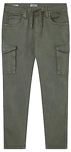 Pepe Jeans Jungen Chase Cargo Pants, Green (Olive), 14 Years von Pepe Jeans
