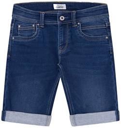 Pepe Jeans Jungen Shorts Tracker Short, Blau (Denim-js0), 16 Jahre von Pepe Jeans